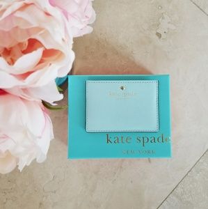 Kate Spade card holder - light blue